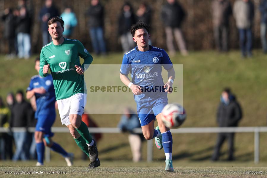 sport, action, Würzburger FV 04, WFV, Schweinfurt, Sachs-Stadion (Nebenplatz 9), Regionalliga Bayern, Landesfreundschaftsspiele, Fussball, FCS, Bayernliga Nord, BFV, 1. FC Schweinfurt 1905, 01.02.2025 - Bild-ID: 2463543