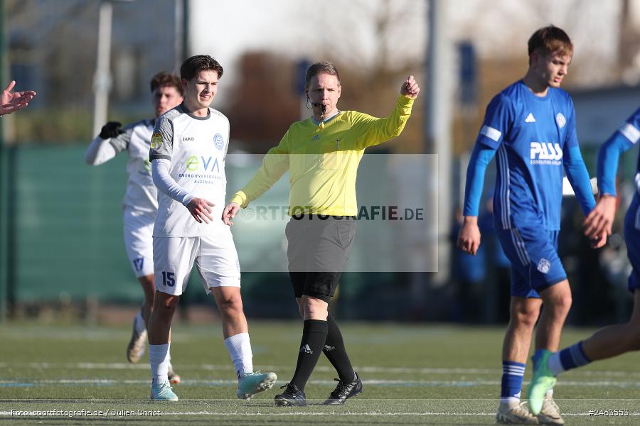 Sportgelände, Alzenau, 02.02.2025, sport, action, BFV, Fussball, Landesfreundschaftsspiele, Regionalliga Bayern, Hessenliga, FCB, SVA, SV Viktoria Aschaffenburg, FC Bayern Alzenau - Bild-ID: 2463553