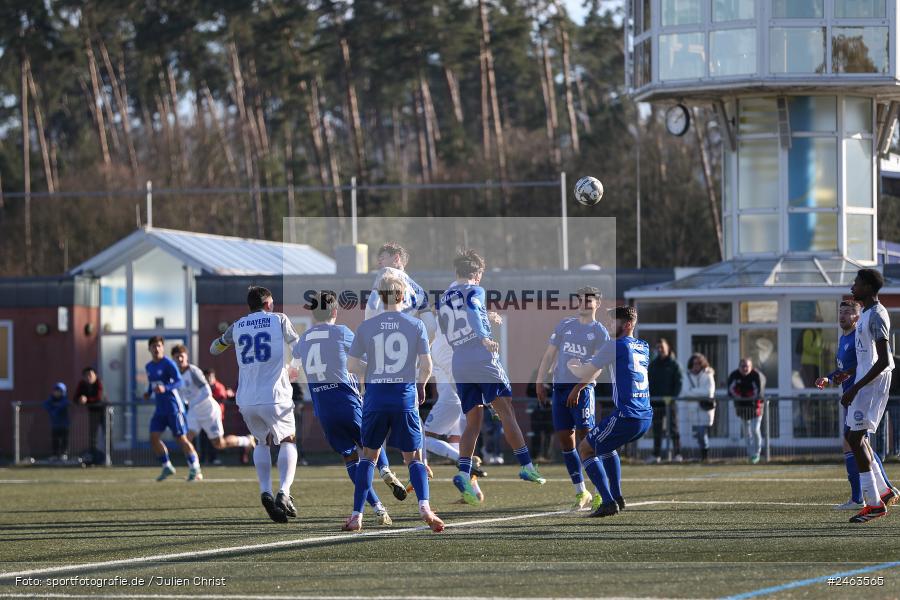 sport, action, Sportgelände, SVA, SV Viktoria Aschaffenburg, Regionalliga Bayern, Landesfreundschaftsspiele, Hessenliga, Fussball, FCB, FC Bayern Alzenau, BFV, Alzenau, 02.02.2025 - Bild-ID: 2463565