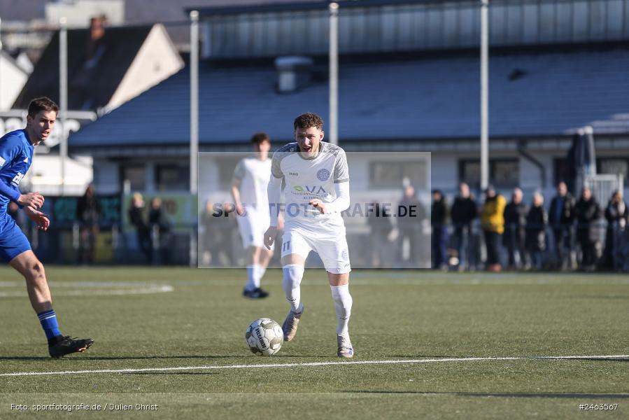 sport, action, Sportgelände, SVA, SV Viktoria Aschaffenburg, Regionalliga Bayern, Landesfreundschaftsspiele, Hessenliga, Fussball, FCB, FC Bayern Alzenau, BFV, Alzenau, 02.02.2025 - Bild-ID: 2463567