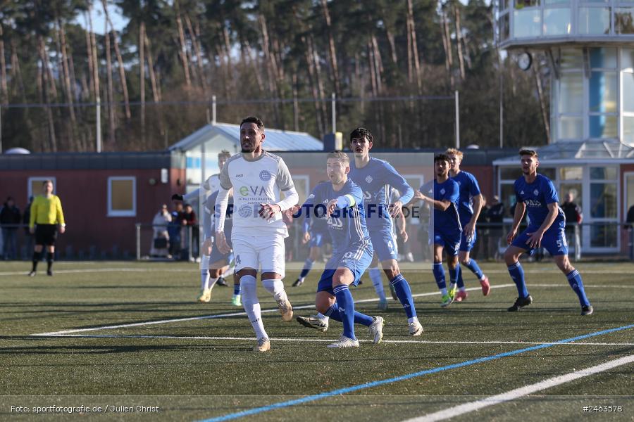 sport, action, Sportgelände, SVA, SV Viktoria Aschaffenburg, Regionalliga Bayern, Landesfreundschaftsspiele, Hessenliga, Fussball, FCB, FC Bayern Alzenau, BFV, Alzenau, 02.02.2025 - Bild-ID: 2463578