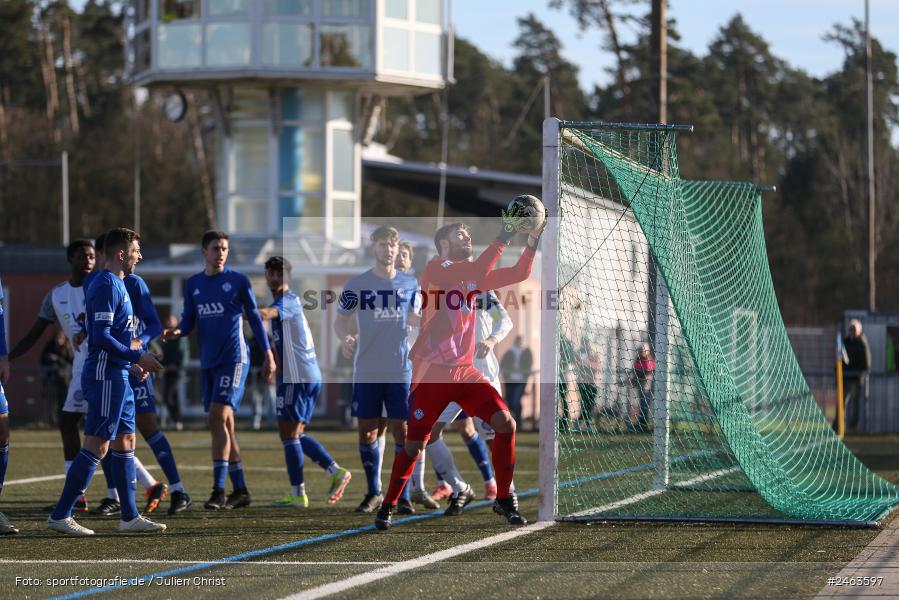 sport, action, Sportgelände, SVA, SV Viktoria Aschaffenburg, Regionalliga Bayern, Landesfreundschaftsspiele, Hessenliga, Fussball, FCB, FC Bayern Alzenau, BFV, Alzenau, 02.02.2025 - Bild-ID: 2463597