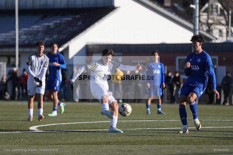 sport, action, Sportgelände, SVA, SV Viktoria Aschaffenburg, Regionalliga Bayern, Landesfreundschaftsspiele, Hessenliga, Fussball, FCB, FC Bayern Alzenau, BFV, Alzenau, 02.02.2025 - Bild-ID: 2463605