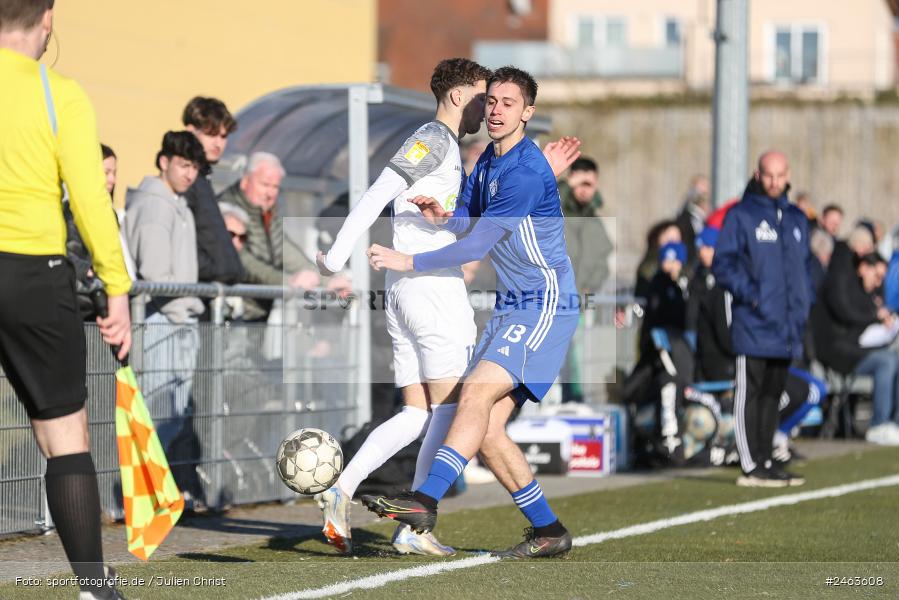 sport, action, Sportgelände, SVA, SV Viktoria Aschaffenburg, Regionalliga Bayern, Landesfreundschaftsspiele, Hessenliga, Fussball, FCB, FC Bayern Alzenau, BFV, Alzenau, 02.02.2025 - Bild-ID: 2463608