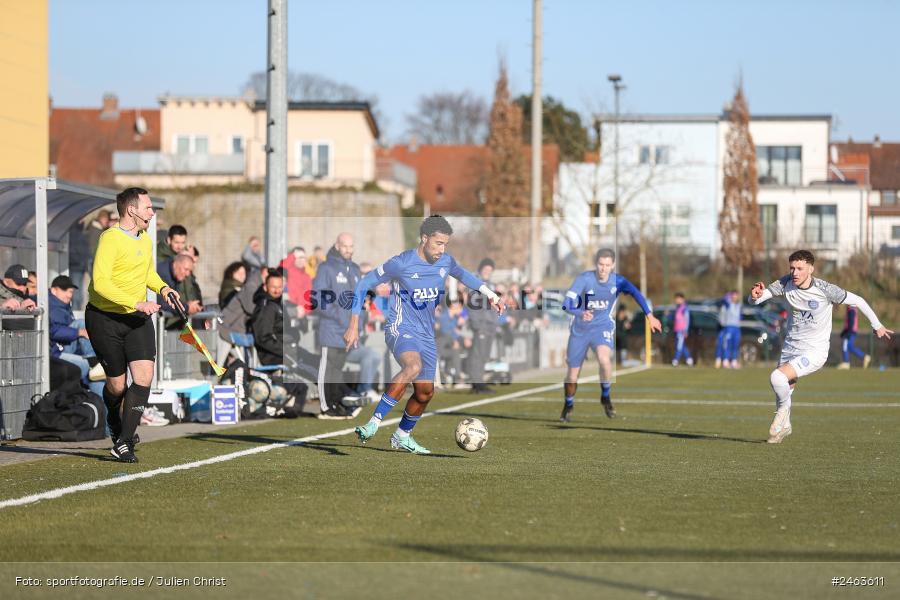 sport, action, Sportgelände, SVA, SV Viktoria Aschaffenburg, Regionalliga Bayern, Landesfreundschaftsspiele, Hessenliga, Fussball, FCB, FC Bayern Alzenau, BFV, Alzenau, 02.02.2025 - Bild-ID: 2463611