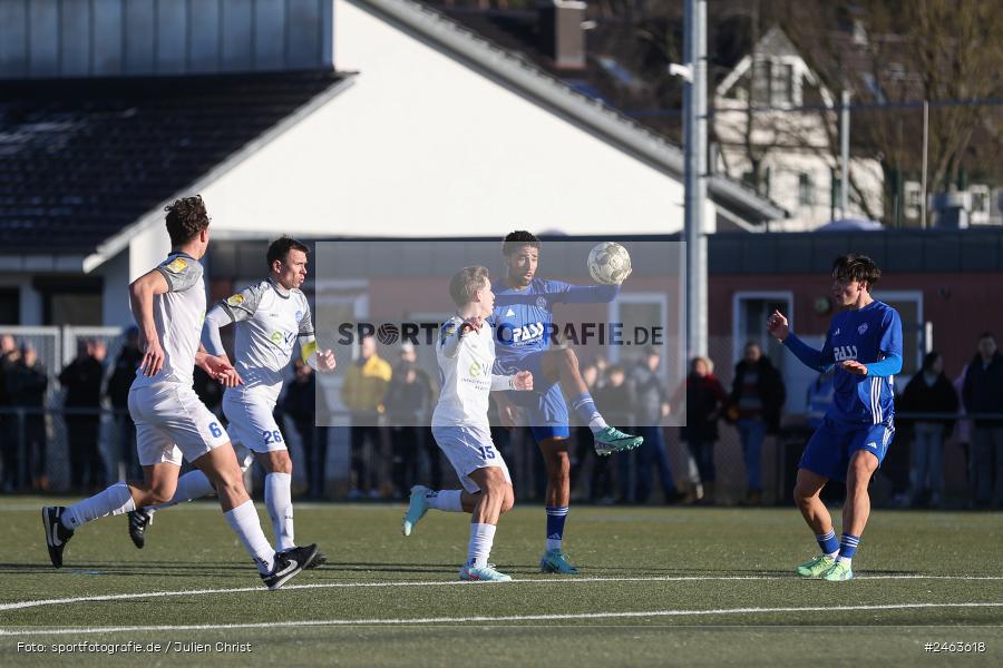 sport, action, Sportgelände, SVA, SV Viktoria Aschaffenburg, Regionalliga Bayern, Landesfreundschaftsspiele, Hessenliga, Fussball, FCB, FC Bayern Alzenau, BFV, Alzenau, 02.02.2025 - Bild-ID: 2463618