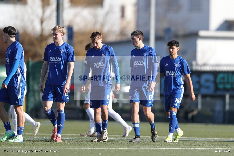 sport, action, Sportgelände, SVA, SV Viktoria Aschaffenburg, Regionalliga Bayern, Landesfreundschaftsspiele, Hessenliga, Fussball, FCB, FC Bayern Alzenau, BFV, Alzenau, 02.02.2025 - Bild-ID: 2463649