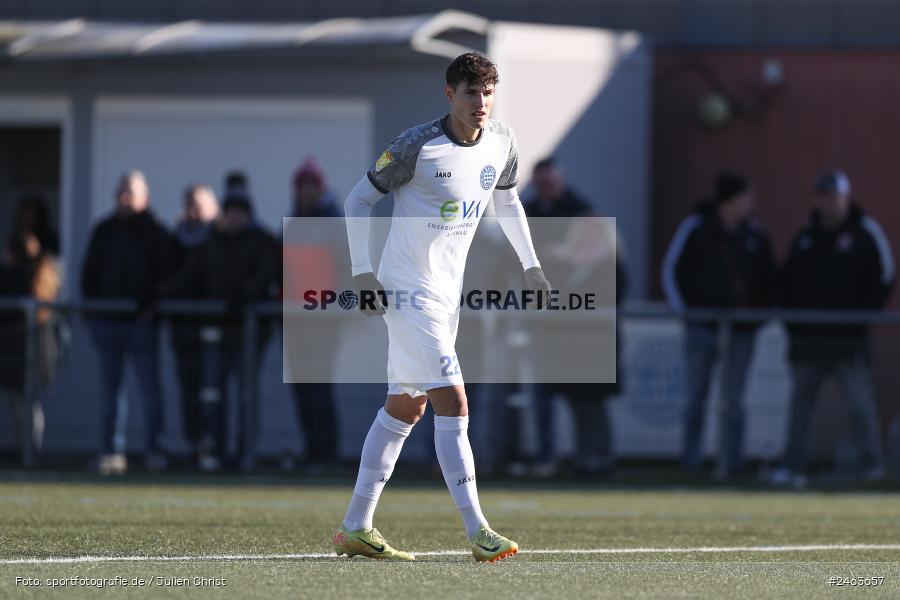 sport, action, Sportgelände, SVA, SV Viktoria Aschaffenburg, Regionalliga Bayern, Landesfreundschaftsspiele, Hessenliga, Fussball, FCB, FC Bayern Alzenau, BFV, Alzenau, 02.02.2025 - Bild-ID: 2463657