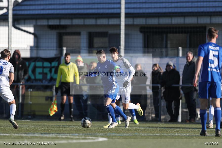 sport, action, Sportgelände, SVA, SV Viktoria Aschaffenburg, Regionalliga Bayern, Landesfreundschaftsspiele, Hessenliga, Fussball, FCB, FC Bayern Alzenau, BFV, Alzenau, 02.02.2025 - Bild-ID: 2463670