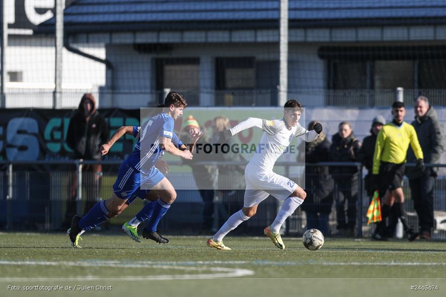 sport, action, Sportgelände, SVA, SV Viktoria Aschaffenburg, Regionalliga Bayern, Landesfreundschaftsspiele, Hessenliga, Fussball, FCB, FC Bayern Alzenau, BFV, Alzenau, 02.02.2025 - Bild-ID: 2463674