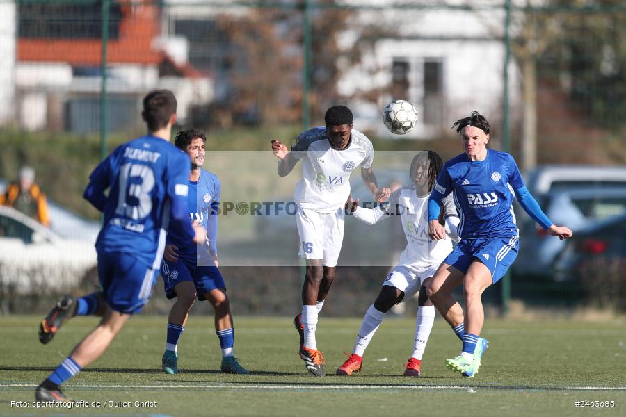 sport, action, Sportgelände, SVA, SV Viktoria Aschaffenburg, Regionalliga Bayern, Landesfreundschaftsspiele, Hessenliga, Fussball, FCB, FC Bayern Alzenau, BFV, Alzenau, 02.02.2025 - Bild-ID: 2463685