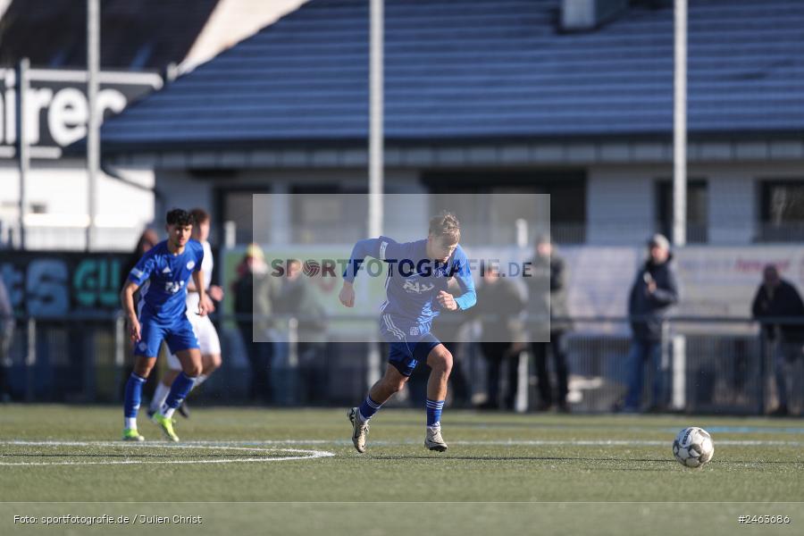 sport, action, Sportgelände, SVA, SV Viktoria Aschaffenburg, Regionalliga Bayern, Landesfreundschaftsspiele, Hessenliga, Fussball, FCB, FC Bayern Alzenau, BFV, Alzenau, 02.02.2025 - Bild-ID: 2463686