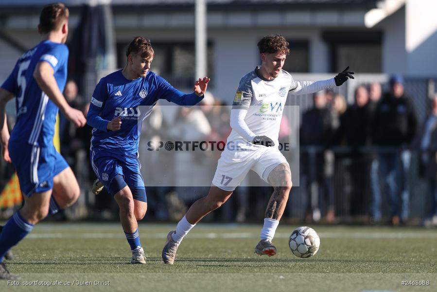 sport, action, Sportgelände, SVA, SV Viktoria Aschaffenburg, Regionalliga Bayern, Landesfreundschaftsspiele, Hessenliga, Fussball, FCB, FC Bayern Alzenau, BFV, Alzenau, 02.02.2025 - Bild-ID: 2463688