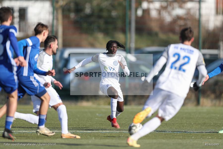 sport, action, Sportgelände, SVA, SV Viktoria Aschaffenburg, Regionalliga Bayern, Landesfreundschaftsspiele, Hessenliga, Fussball, FCB, FC Bayern Alzenau, BFV, Alzenau, 02.02.2025 - Bild-ID: 2463699