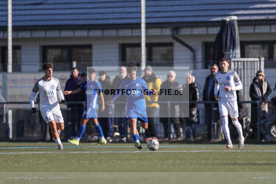 sport, action, Sportgelände, SVA, SV Viktoria Aschaffenburg, Regionalliga Bayern, Landesfreundschaftsspiele, Hessenliga, Fussball, FCB, FC Bayern Alzenau, BFV, Alzenau, 02.02.2025 - Bild-ID: 2463705