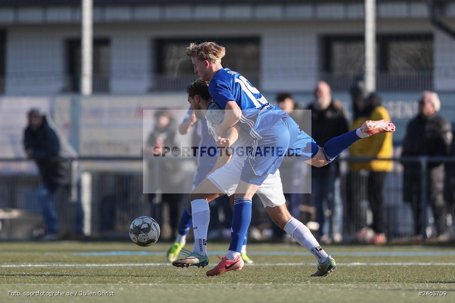 sport, action, Sportgelände, SVA, SV Viktoria Aschaffenburg, Regionalliga Bayern, Landesfreundschaftsspiele, Hessenliga, Fussball, FCB, FC Bayern Alzenau, BFV, Alzenau, 02.02.2025 - Bild-ID: 2463709