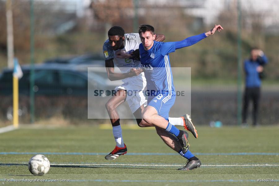 sport, action, Sportgelände, SVA, SV Viktoria Aschaffenburg, Regionalliga Bayern, Landesfreundschaftsspiele, Hessenliga, Fussball, FCB, FC Bayern Alzenau, BFV, Alzenau, 02.02.2025 - Bild-ID: 2463714