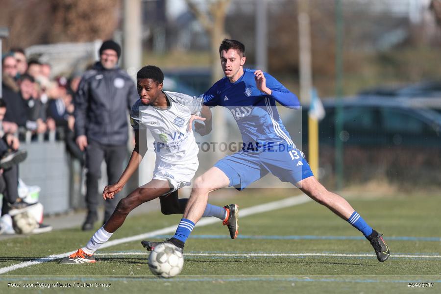 sport, action, Sportgelände, SVA, SV Viktoria Aschaffenburg, Regionalliga Bayern, Landesfreundschaftsspiele, Hessenliga, Fussball, FCB, FC Bayern Alzenau, BFV, Alzenau, 02.02.2025 - Bild-ID: 2463717