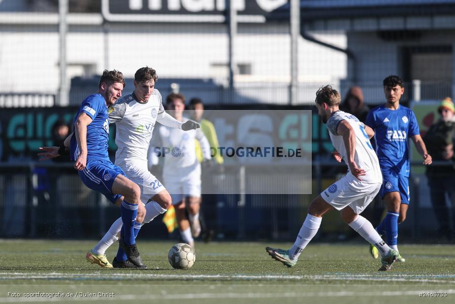 sport, action, Sportgelände, SVA, SV Viktoria Aschaffenburg, Regionalliga Bayern, Landesfreundschaftsspiele, Hessenliga, Fussball, FCB, FC Bayern Alzenau, BFV, Alzenau, 02.02.2025 - Bild-ID: 2463733