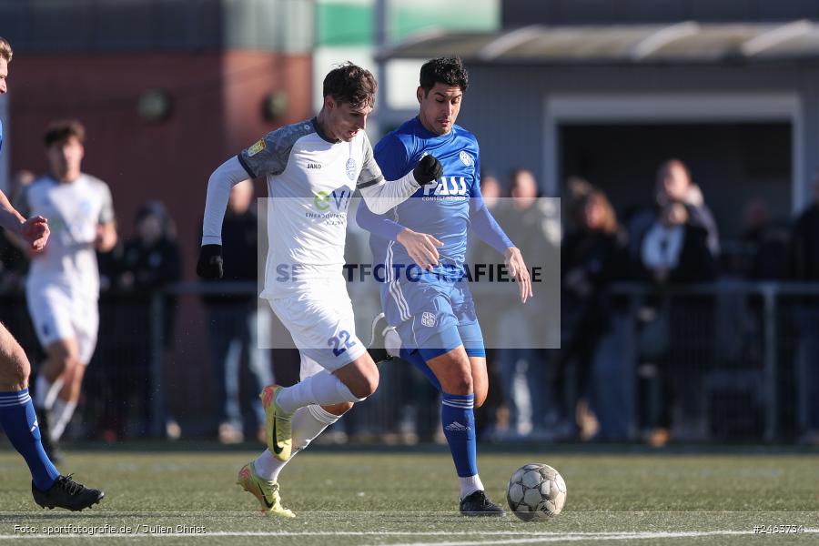 sport, action, Sportgelände, SVA, SV Viktoria Aschaffenburg, Regionalliga Bayern, Landesfreundschaftsspiele, Hessenliga, Fussball, FCB, FC Bayern Alzenau, BFV, Alzenau, 02.02.2025 - Bild-ID: 2463734