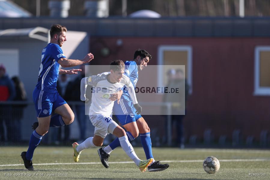 sport, action, Sportgelände, SVA, SV Viktoria Aschaffenburg, Regionalliga Bayern, Landesfreundschaftsspiele, Hessenliga, Fussball, FCB, FC Bayern Alzenau, BFV, Alzenau, 02.02.2025 - Bild-ID: 2463736