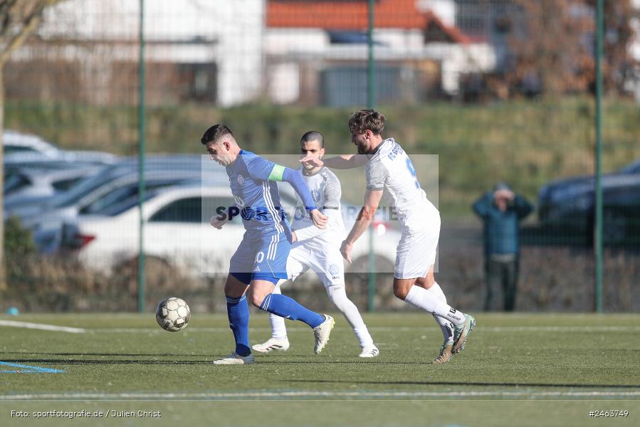 sport, action, Sportgelände, SVA, SV Viktoria Aschaffenburg, Regionalliga Bayern, Landesfreundschaftsspiele, Hessenliga, Fussball, FCB, FC Bayern Alzenau, BFV, Alzenau, 02.02.2025 - Bild-ID: 2463749