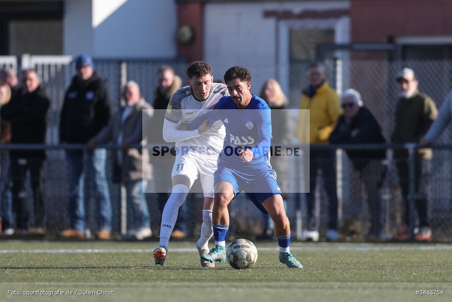 sport, action, Sportgelände, SVA, SV Viktoria Aschaffenburg, Regionalliga Bayern, Landesfreundschaftsspiele, Hessenliga, Fussball, FCB, FC Bayern Alzenau, BFV, Alzenau, 02.02.2025 - Bild-ID: 2463754