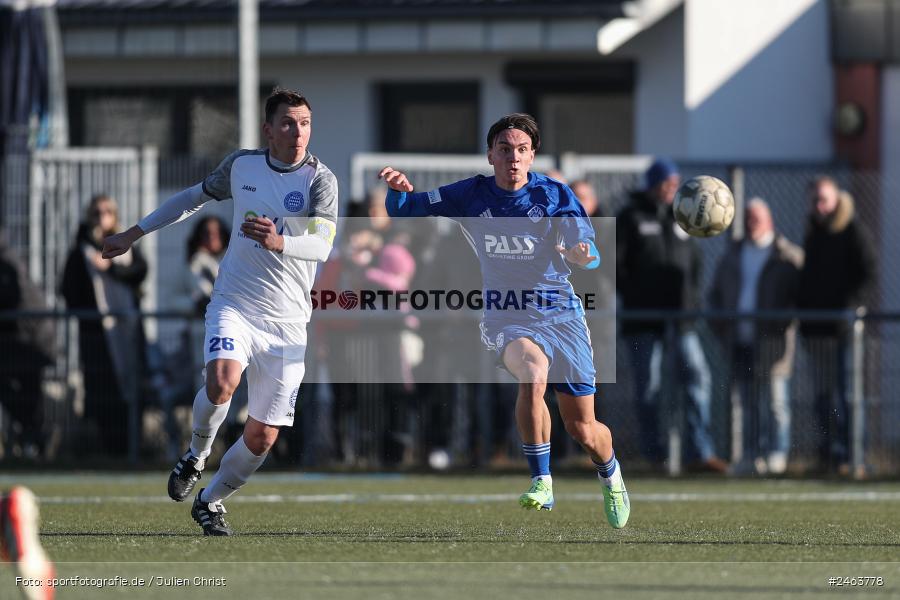 sport, action, Sportgelände, SVA, SV Viktoria Aschaffenburg, Regionalliga Bayern, Landesfreundschaftsspiele, Hessenliga, Fussball, FCB, FC Bayern Alzenau, BFV, Alzenau, 02.02.2025 - Bild-ID: 2463778