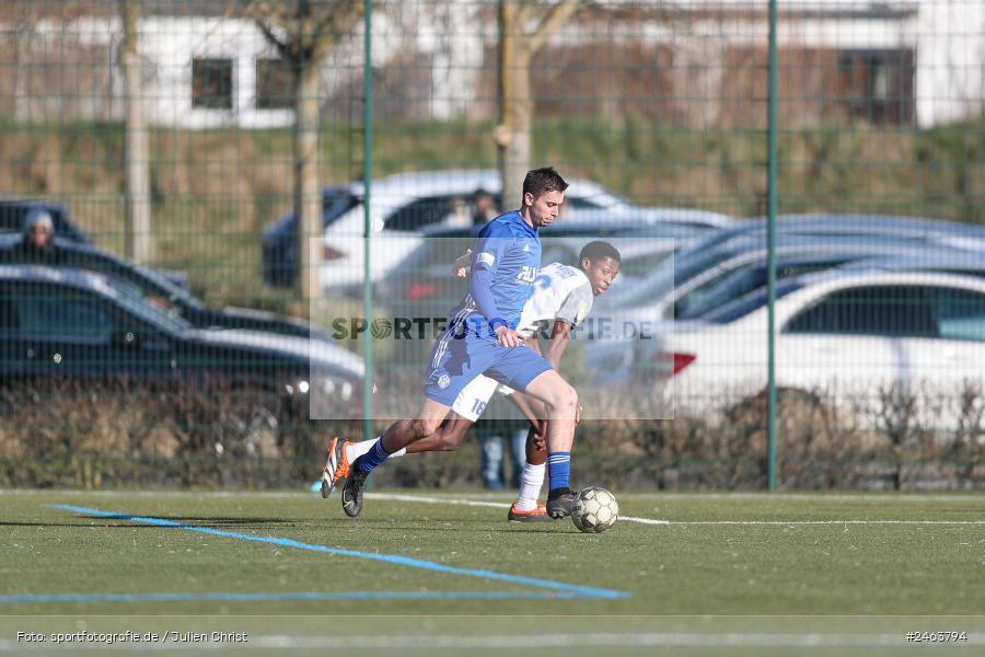 sport, action, Sportgelände, SVA, SV Viktoria Aschaffenburg, Regionalliga Bayern, Landesfreundschaftsspiele, Hessenliga, Fussball, FCB, FC Bayern Alzenau, BFV, Alzenau, 02.02.2025 - Bild-ID: 2463794