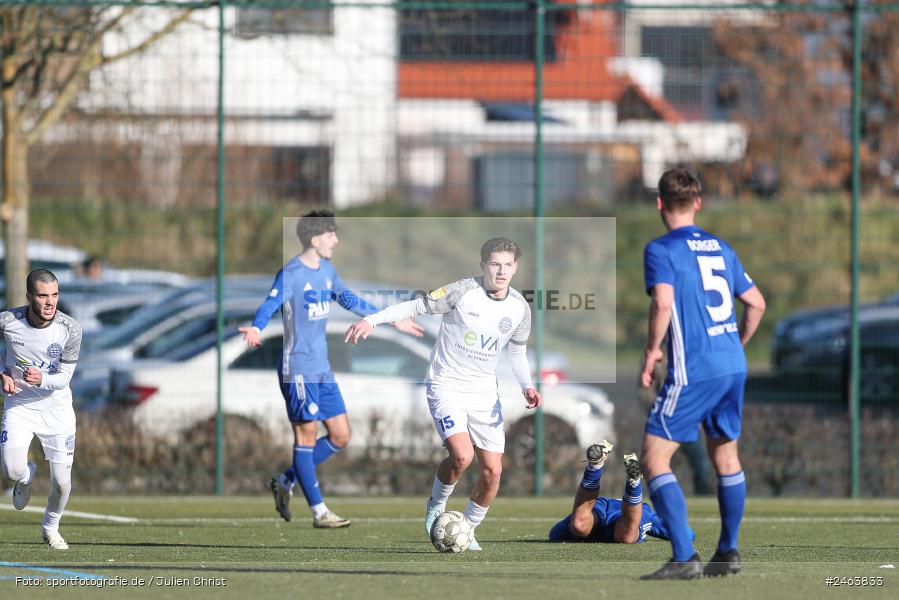 sport, action, Sportgelände, SVA, SV Viktoria Aschaffenburg, Regionalliga Bayern, Landesfreundschaftsspiele, Hessenliga, Fussball, FCB, FC Bayern Alzenau, BFV, Alzenau, 02.02.2025 - Bild-ID: 2463833