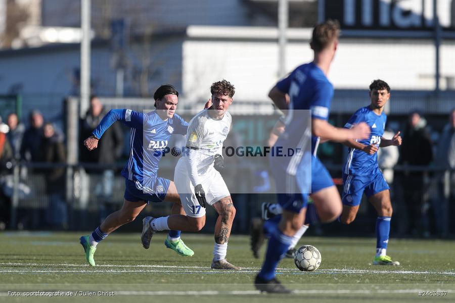 sport, action, Sportgelände, SVA, SV Viktoria Aschaffenburg, Regionalliga Bayern, Landesfreundschaftsspiele, Hessenliga, Fussball, FCB, FC Bayern Alzenau, BFV, Alzenau, 02.02.2025 - Bild-ID: 2463837