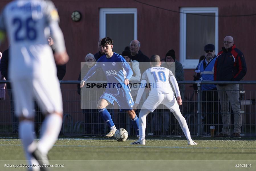 sport, action, Sportgelände, SVA, SV Viktoria Aschaffenburg, Regionalliga Bayern, Landesfreundschaftsspiele, Hessenliga, Fussball, FCB, FC Bayern Alzenau, BFV, Alzenau, 02.02.2025 - Bild-ID: 2463849