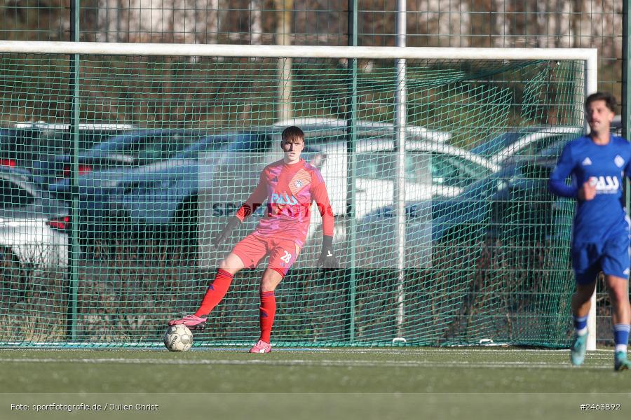 sport, action, Sportgelände, SVA, SV Viktoria Aschaffenburg, Regionalliga Bayern, Landesfreundschaftsspiele, Hessenliga, Fussball, FCB, FC Bayern Alzenau, BFV, Alzenau, 02.02.2025 - Bild-ID: 2463892