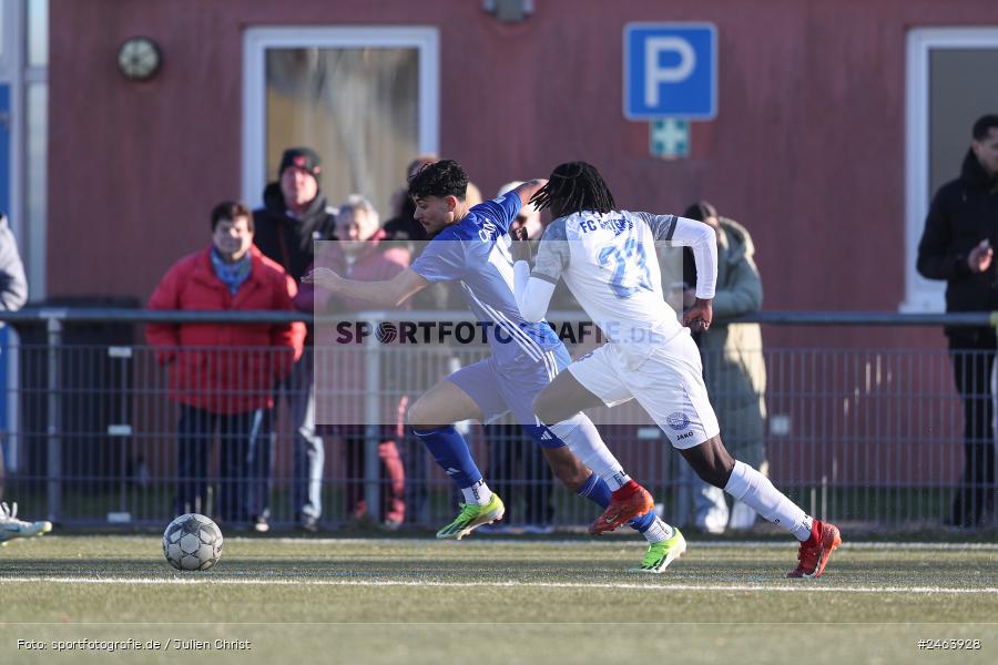 sport, action, Sportgelände, SVA, SV Viktoria Aschaffenburg, Regionalliga Bayern, Landesfreundschaftsspiele, Hessenliga, Fussball, FCB, FC Bayern Alzenau, BFV, Alzenau, 02.02.2025 - Bild-ID: 2463928