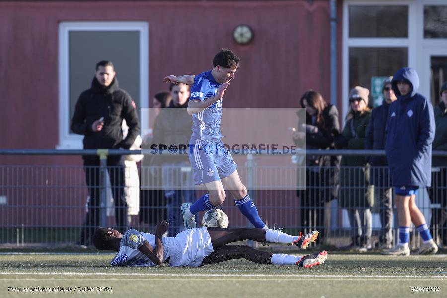 sport, action, Sportgelände, SVA, SV Viktoria Aschaffenburg, Regionalliga Bayern, Landesfreundschaftsspiele, Hessenliga, Fussball, FCB, FC Bayern Alzenau, BFV, Alzenau, 02.02.2025 - Bild-ID: 2463932