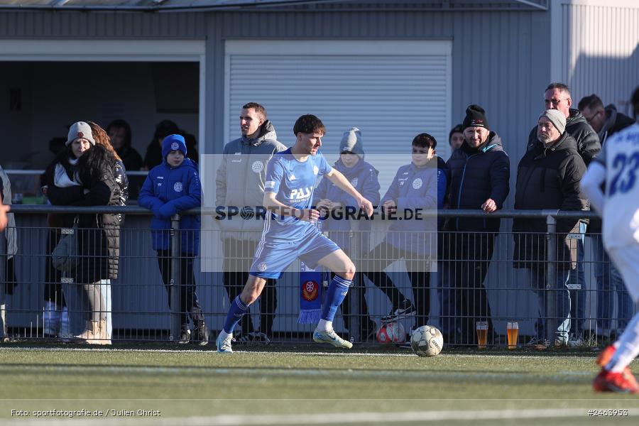 sport, action, Sportgelände, SVA, SV Viktoria Aschaffenburg, Regionalliga Bayern, Landesfreundschaftsspiele, Hessenliga, Fussball, FCB, FC Bayern Alzenau, BFV, Alzenau, 02.02.2025 - Bild-ID: 2463953