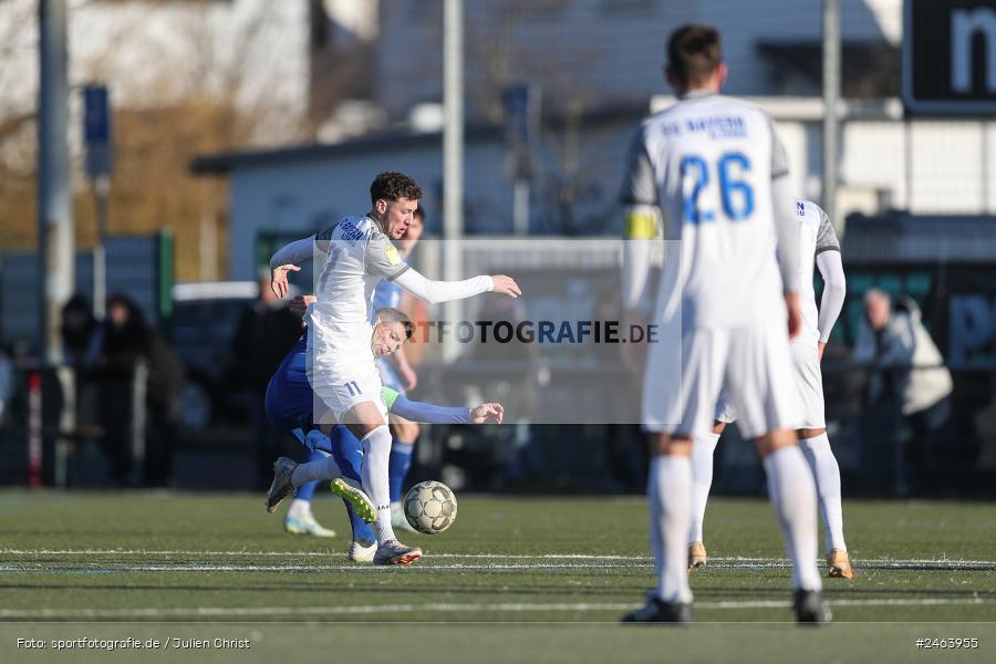 sport, action, Sportgelände, SVA, SV Viktoria Aschaffenburg, Regionalliga Bayern, Landesfreundschaftsspiele, Hessenliga, Fussball, FCB, FC Bayern Alzenau, BFV, Alzenau, 02.02.2025 - Bild-ID: 2463955