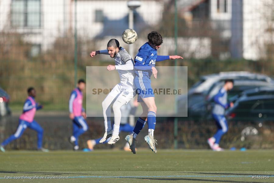 sport, action, Sportgelände, SVA, SV Viktoria Aschaffenburg, Regionalliga Bayern, Landesfreundschaftsspiele, Hessenliga, Fussball, FCB, FC Bayern Alzenau, BFV, Alzenau, 02.02.2025 - Bild-ID: 2463959