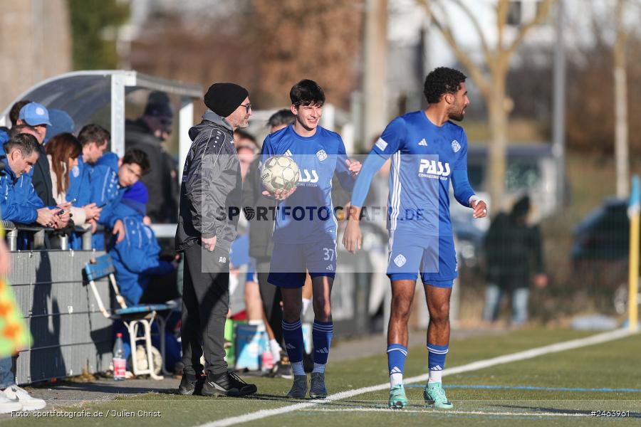 sport, action, Sportgelände, SVA, SV Viktoria Aschaffenburg, Regionalliga Bayern, Landesfreundschaftsspiele, Hessenliga, Fussball, FCB, FC Bayern Alzenau, BFV, Alzenau, 02.02.2025 - Bild-ID: 2463961