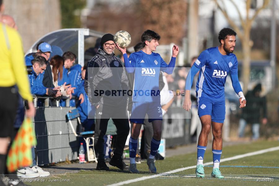 sport, action, Sportgelände, SVA, SV Viktoria Aschaffenburg, Regionalliga Bayern, Landesfreundschaftsspiele, Hessenliga, Fussball, FCB, FC Bayern Alzenau, BFV, Alzenau, 02.02.2025 - Bild-ID: 2463962