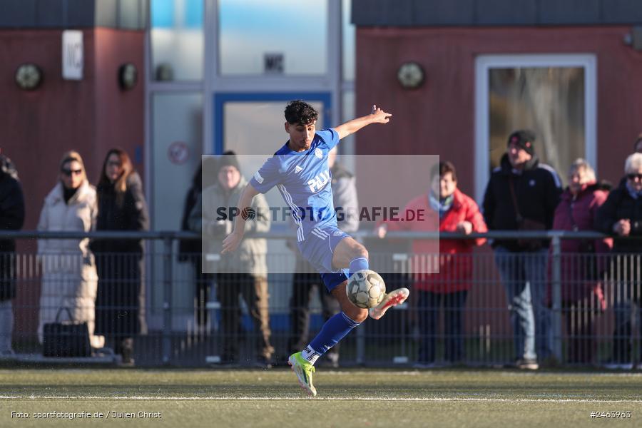 sport, action, Sportgelände, SVA, SV Viktoria Aschaffenburg, Regionalliga Bayern, Landesfreundschaftsspiele, Hessenliga, Fussball, FCB, FC Bayern Alzenau, BFV, Alzenau, 02.02.2025 - Bild-ID: 2463963