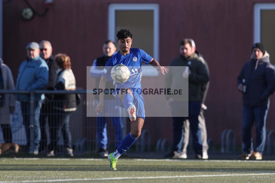sport, action, Sportgelände, SVA, SV Viktoria Aschaffenburg, Regionalliga Bayern, Landesfreundschaftsspiele, Hessenliga, Fussball, FCB, FC Bayern Alzenau, BFV, Alzenau, 02.02.2025 - Bild-ID: 2463965