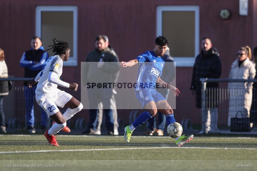 sport, action, Sportgelände, SVA, SV Viktoria Aschaffenburg, Regionalliga Bayern, Landesfreundschaftsspiele, Hessenliga, Fussball, FCB, FC Bayern Alzenau, BFV, Alzenau, 02.02.2025 - Bild-ID: 2463967