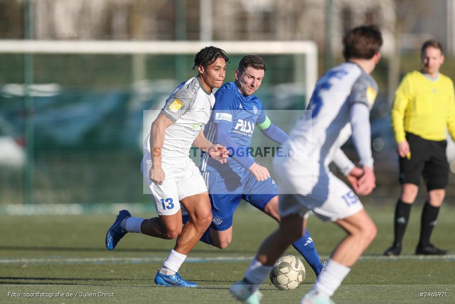sport, action, Sportgelände, SVA, SV Viktoria Aschaffenburg, Regionalliga Bayern, Landesfreundschaftsspiele, Hessenliga, Fussball, FCB, FC Bayern Alzenau, BFV, Alzenau, 02.02.2025 - Bild-ID: 2463971