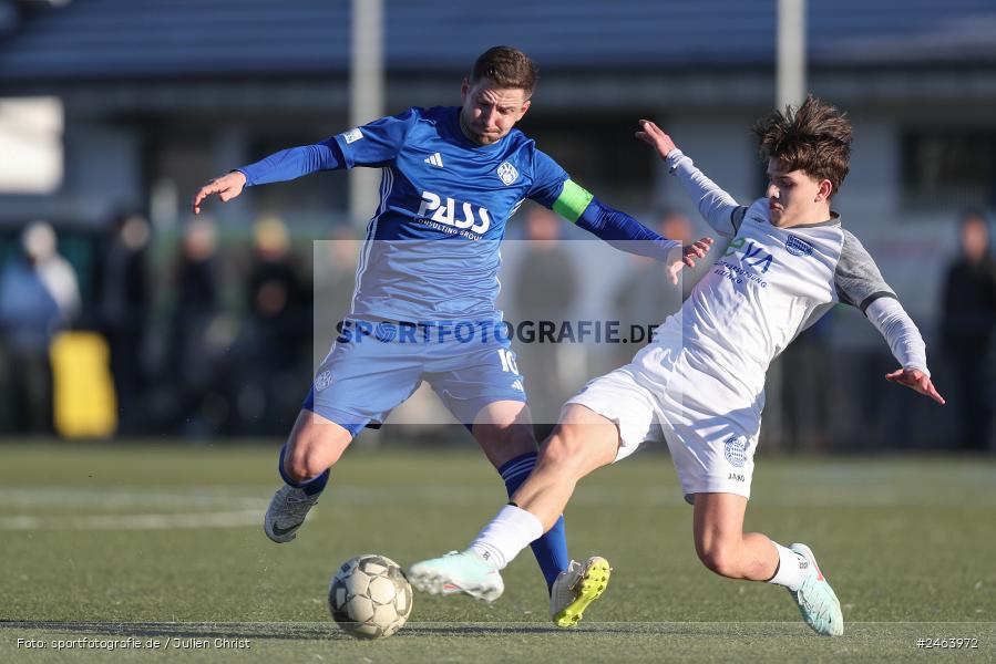 sport, action, Sportgelände, SVA, SV Viktoria Aschaffenburg, Regionalliga Bayern, Landesfreundschaftsspiele, Hessenliga, Fussball, FCB, FC Bayern Alzenau, BFV, Alzenau, 02.02.2025 - Bild-ID: 2463972
