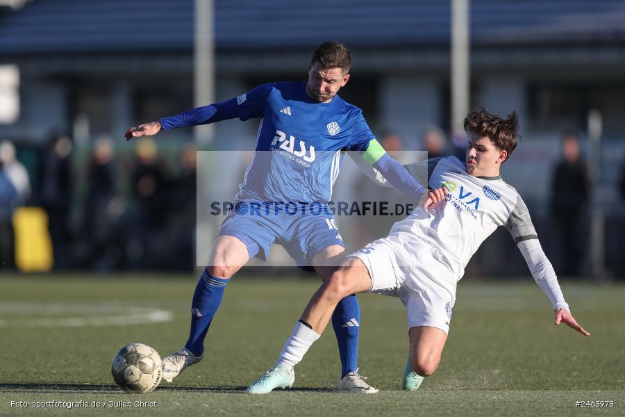 sport, action, Sportgelände, SVA, SV Viktoria Aschaffenburg, Regionalliga Bayern, Landesfreundschaftsspiele, Hessenliga, Fussball, FCB, FC Bayern Alzenau, BFV, Alzenau, 02.02.2025 - Bild-ID: 2463973
