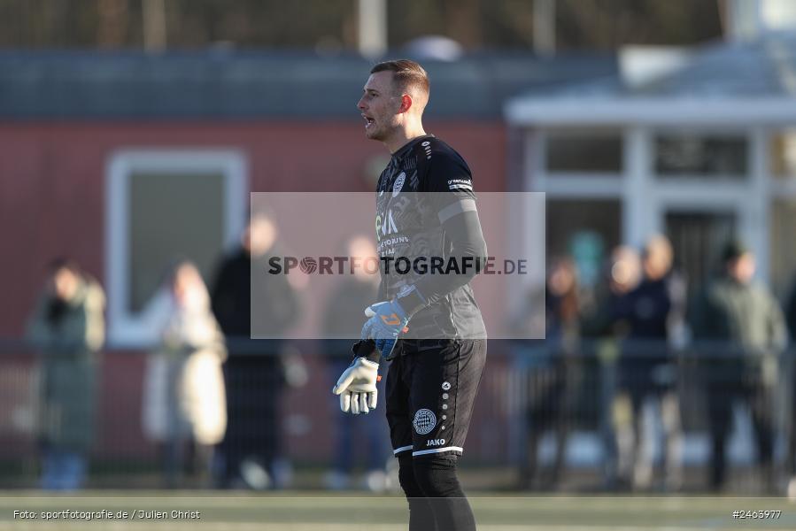 sport, action, Sportgelände, SVA, SV Viktoria Aschaffenburg, Regionalliga Bayern, Landesfreundschaftsspiele, Hessenliga, Fussball, FCB, FC Bayern Alzenau, BFV, Alzenau, 02.02.2025 - Bild-ID: 2463977