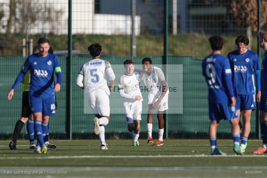 sport, action, Sportgelände, SVA, SV Viktoria Aschaffenburg, Regionalliga Bayern, Landesfreundschaftsspiele, Hessenliga, Fussball, FCB, FC Bayern Alzenau, BFV, Alzenau, 02.02.2025 - Bild-ID: 2463995