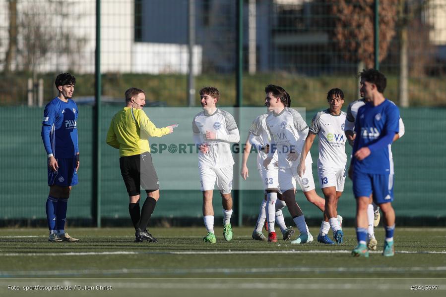 sport, action, Sportgelände, SVA, SV Viktoria Aschaffenburg, Regionalliga Bayern, Landesfreundschaftsspiele, Hessenliga, Fussball, FCB, FC Bayern Alzenau, BFV, Alzenau, 02.02.2025 - Bild-ID: 2463997