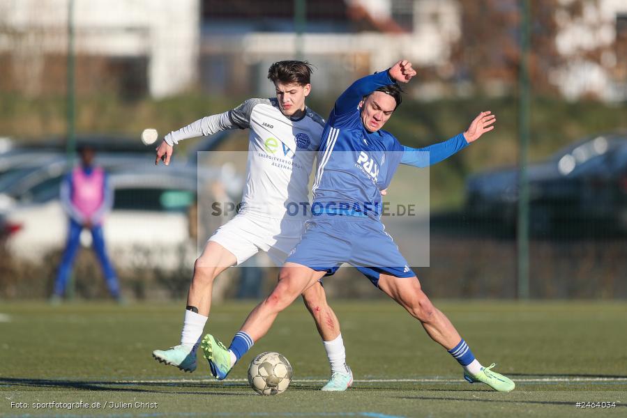 sport, action, Sportgelände, SVA, SV Viktoria Aschaffenburg, Regionalliga Bayern, Landesfreundschaftsspiele, Hessenliga, Fussball, FCB, FC Bayern Alzenau, BFV, Alzenau, 02.02.2025 - Bild-ID: 2464034